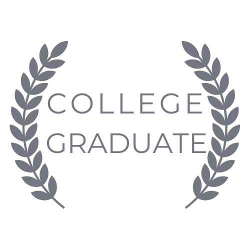 college grad badge